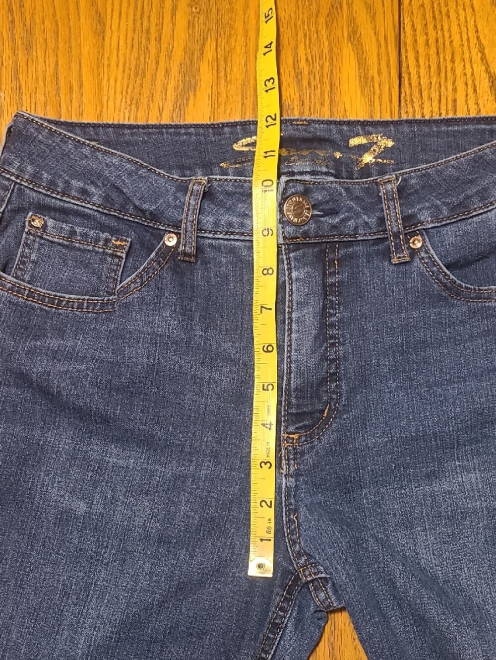 Seven7 Women’s Dark Blue Denim Jeans - Size 8 - Picture 8 of 13